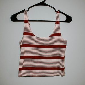 Striped Crop-Top